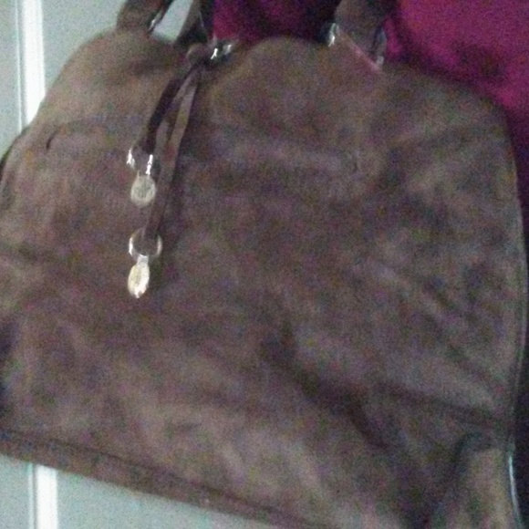 NEW Beautiful Brown suede handbag - Picture 7 of 12